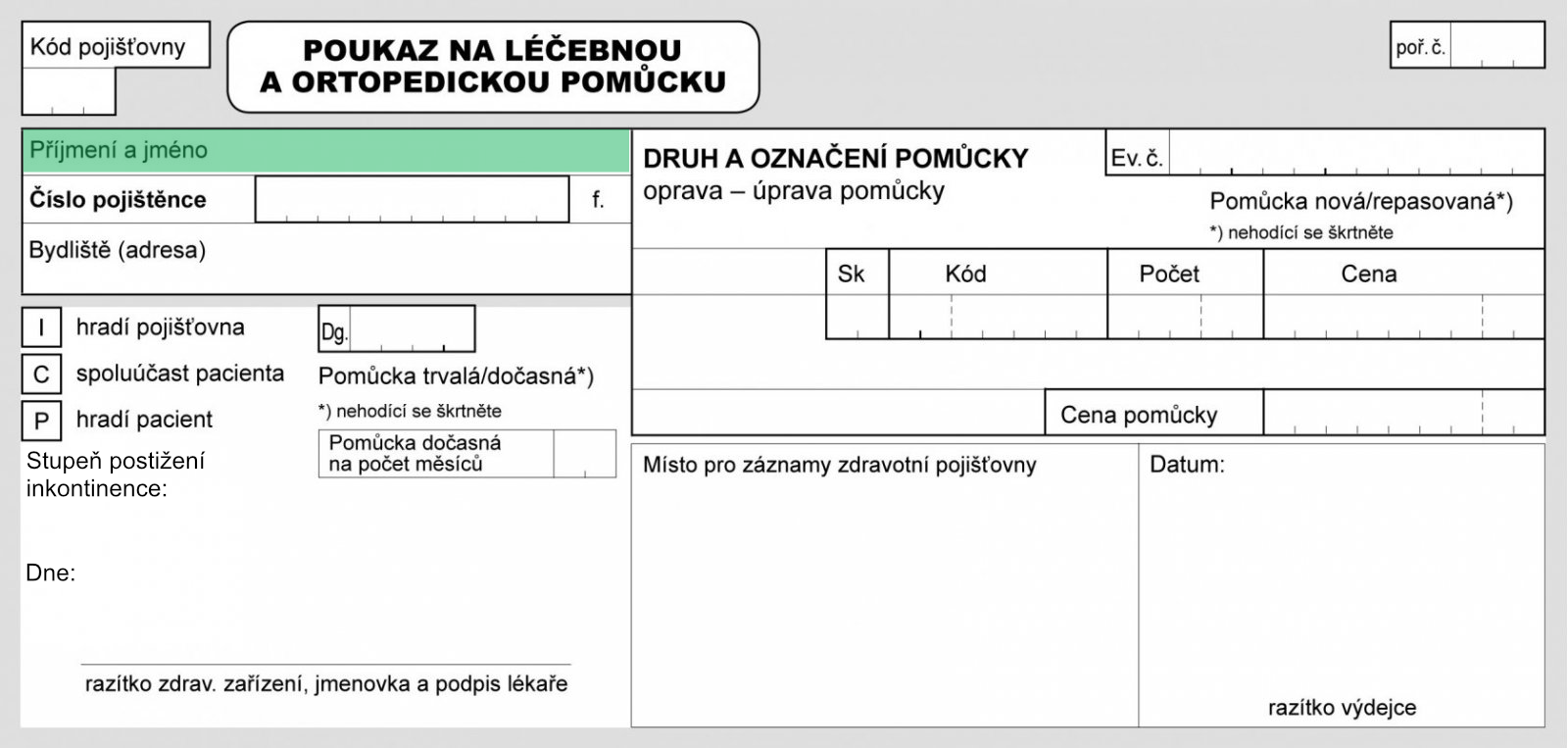 Návod – poukaz (krok)