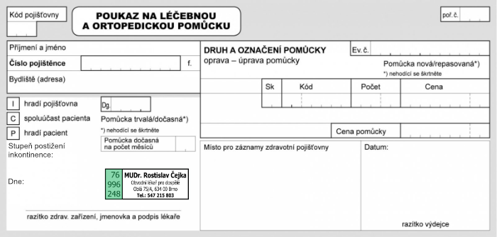 Návod – poukaz (krok)